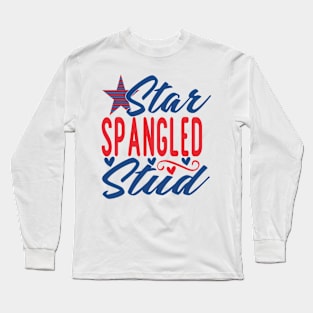 4th of July, Independence Day ,America S,USA Flag love america Long Sleeve T-Shirt